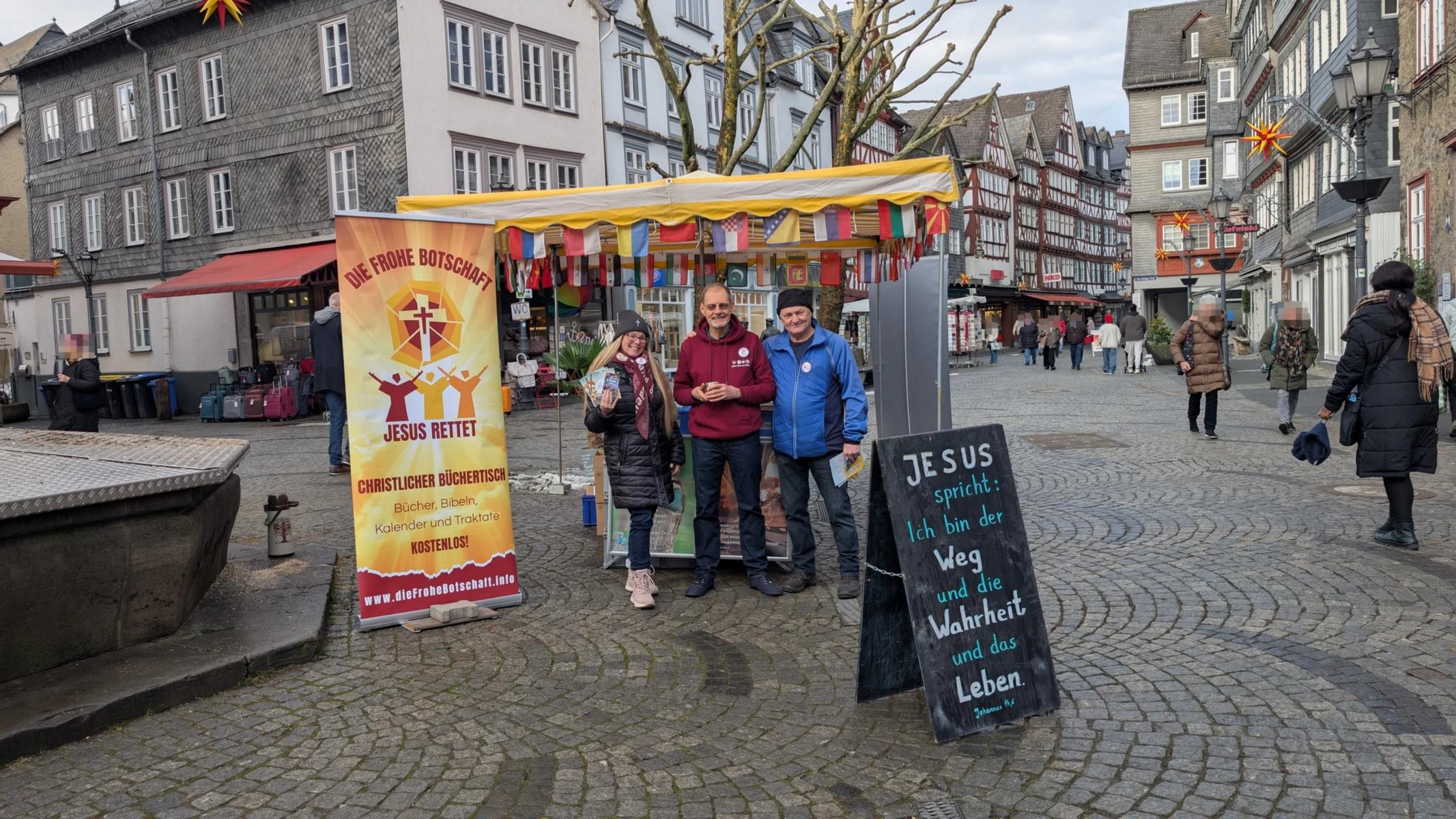 Büchertisch vom 16.01.2026 in Zusammenarbeit mit der Mission für Süd-Ost-Europa