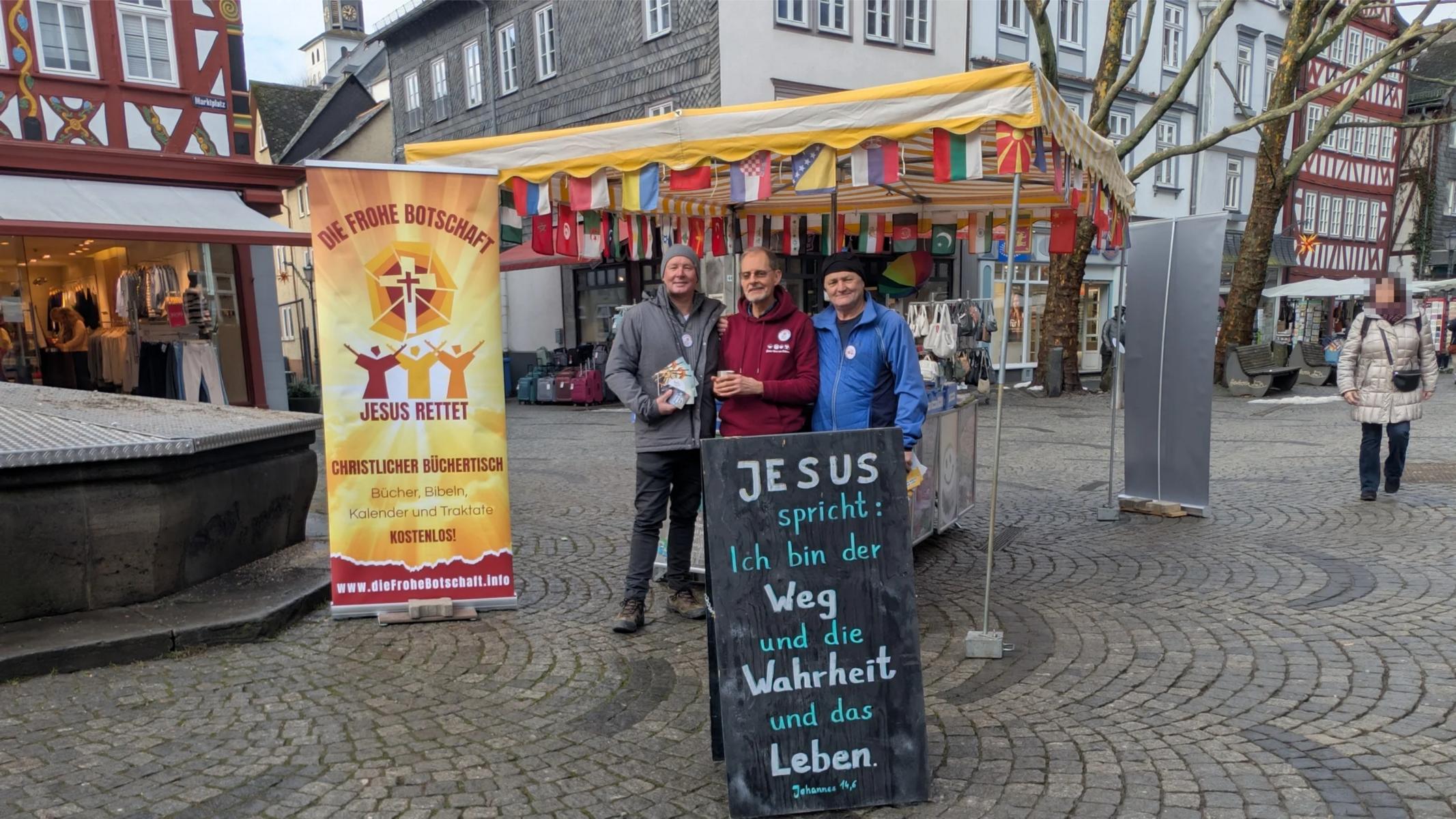 Büchertisch vom 16.01.2026 in Zusammenarbeit mit der Mission für Süd-Ost-Europa