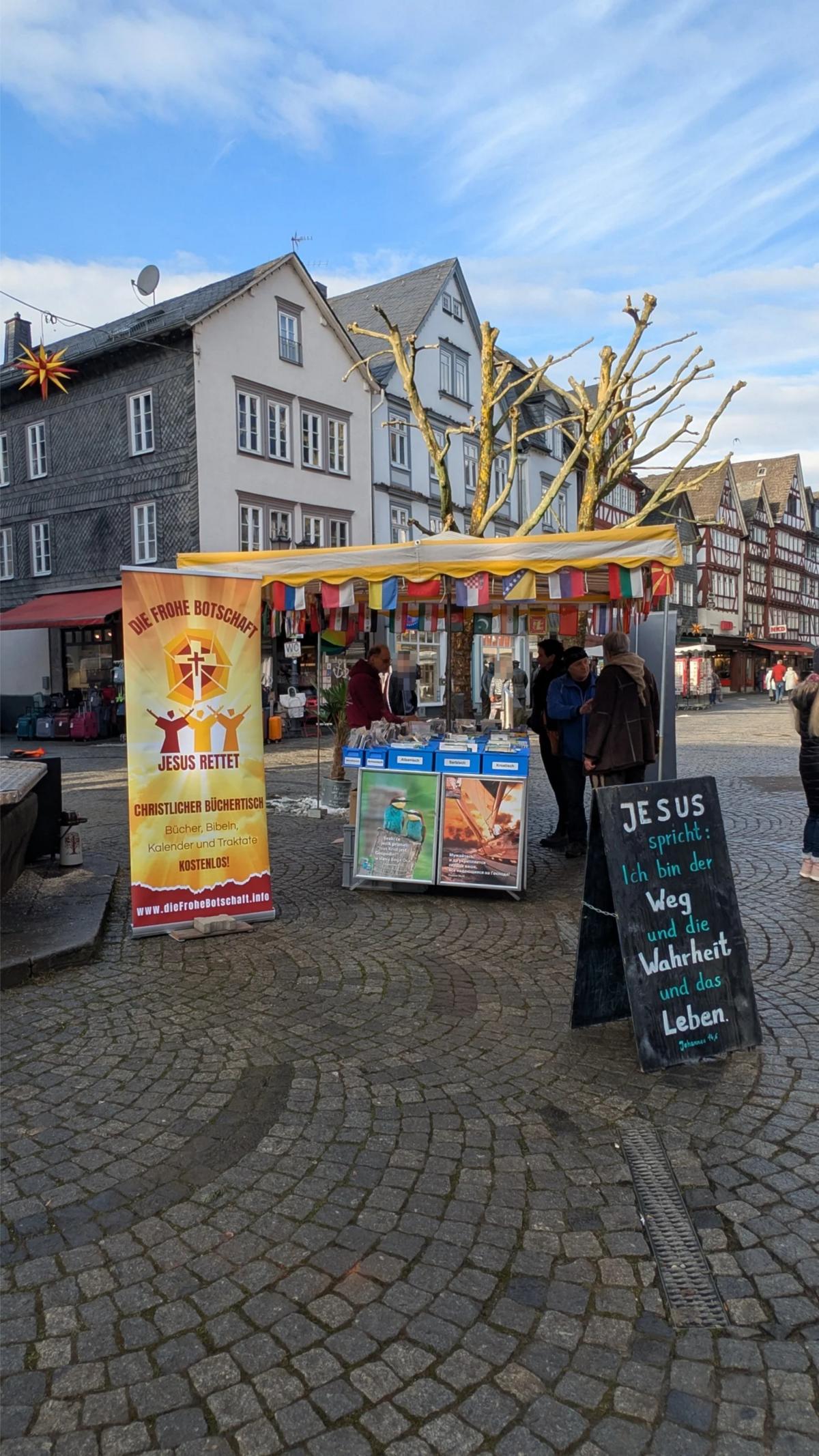 Büchertisch vom 16.01.2026 in Zusammenarbeit mit der Mission für Süd-Ost-Europa