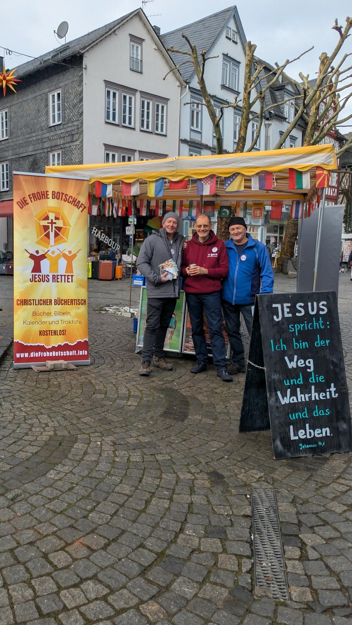 Büchertisch vom 16.01.2026 in Zusammenarbeit mit der Mission für Süd-Ost-Europa