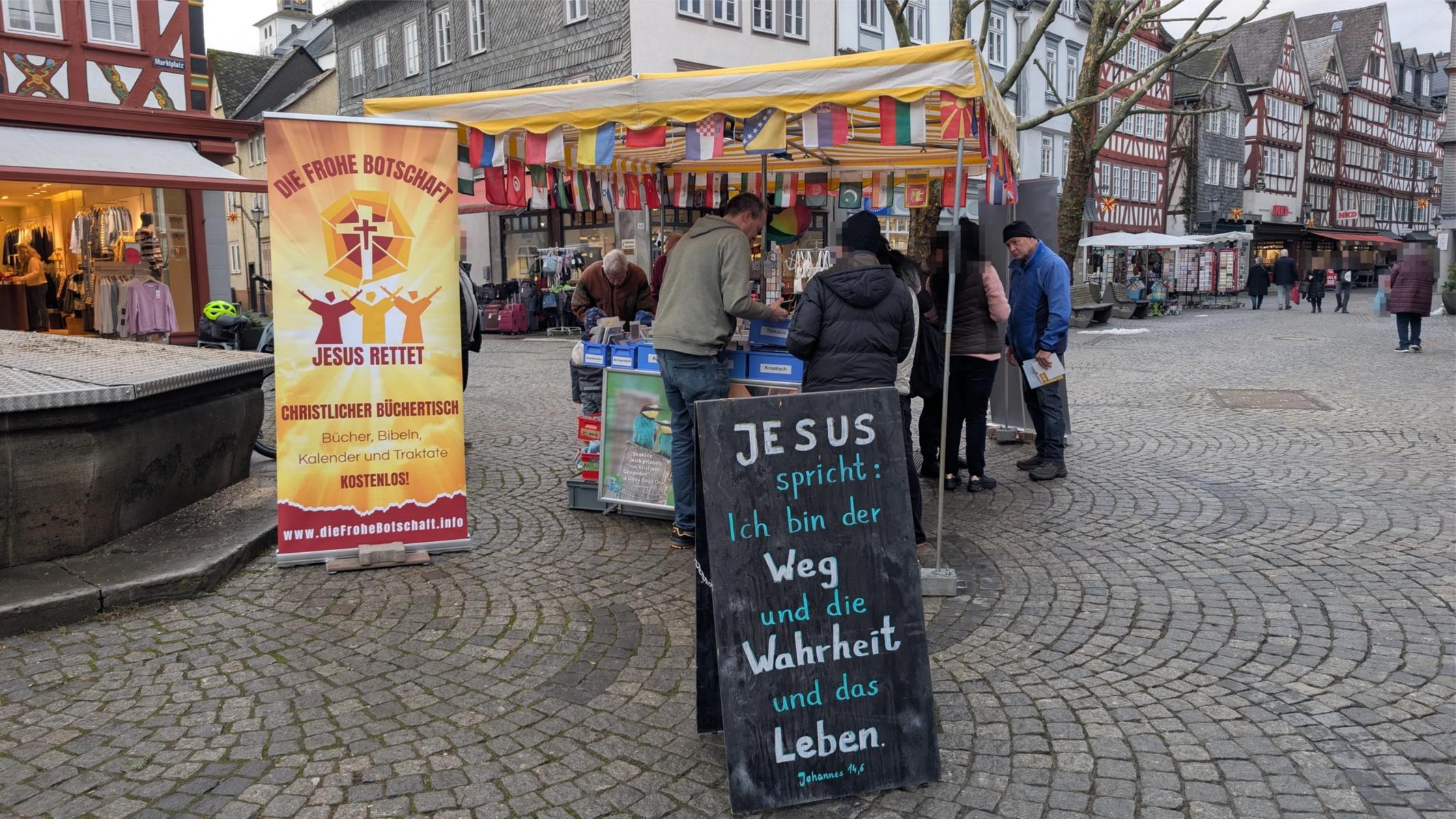 Büchertisch vom 16.01.2026 in Zusammenarbeit mit der Mission für Süd-Ost-Europa